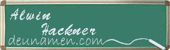 Alwin Hackner Visitenkarte